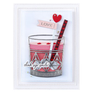 Spellbinders Love On the Rocks Etched Dies From the Love On the Rocks Collection