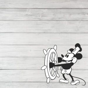 Reminisce Steam Boat Willie 12X12 All Aboatd!