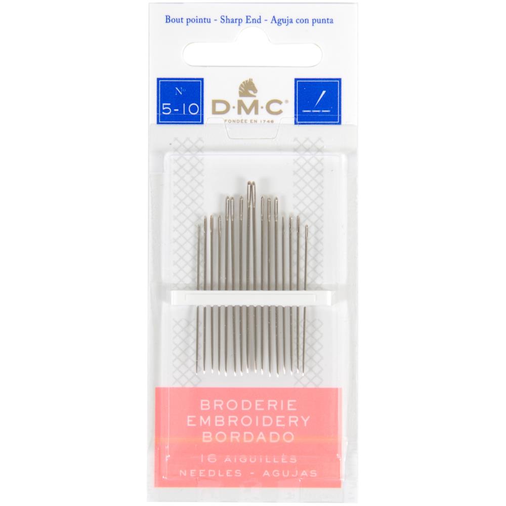 DMC EMBROIDERY NEEDLE NO. 5 - 16 NEEDLES