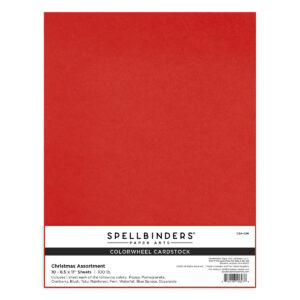 Spellbinders Christmas Assortment Colorwheel Cardstock 8.5 X 11" - 10 Sheets