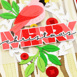 Waffle Flower Die Woodgrain Texture