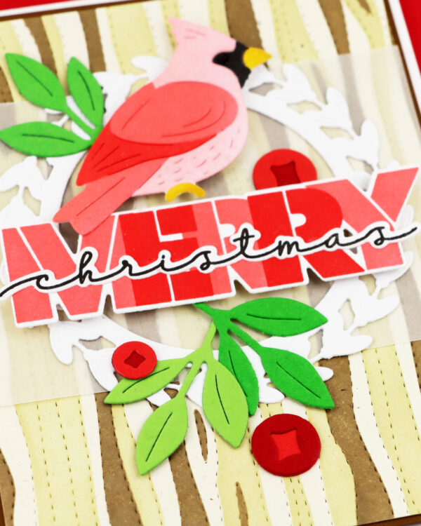 Waffle Flower Die Woodgrain Texture