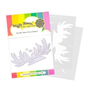 Waffle Flower Die & Stemcil Holiday Moose