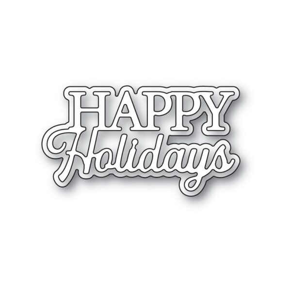 Memory Box Everyday Sentiment Die Happy Holidays