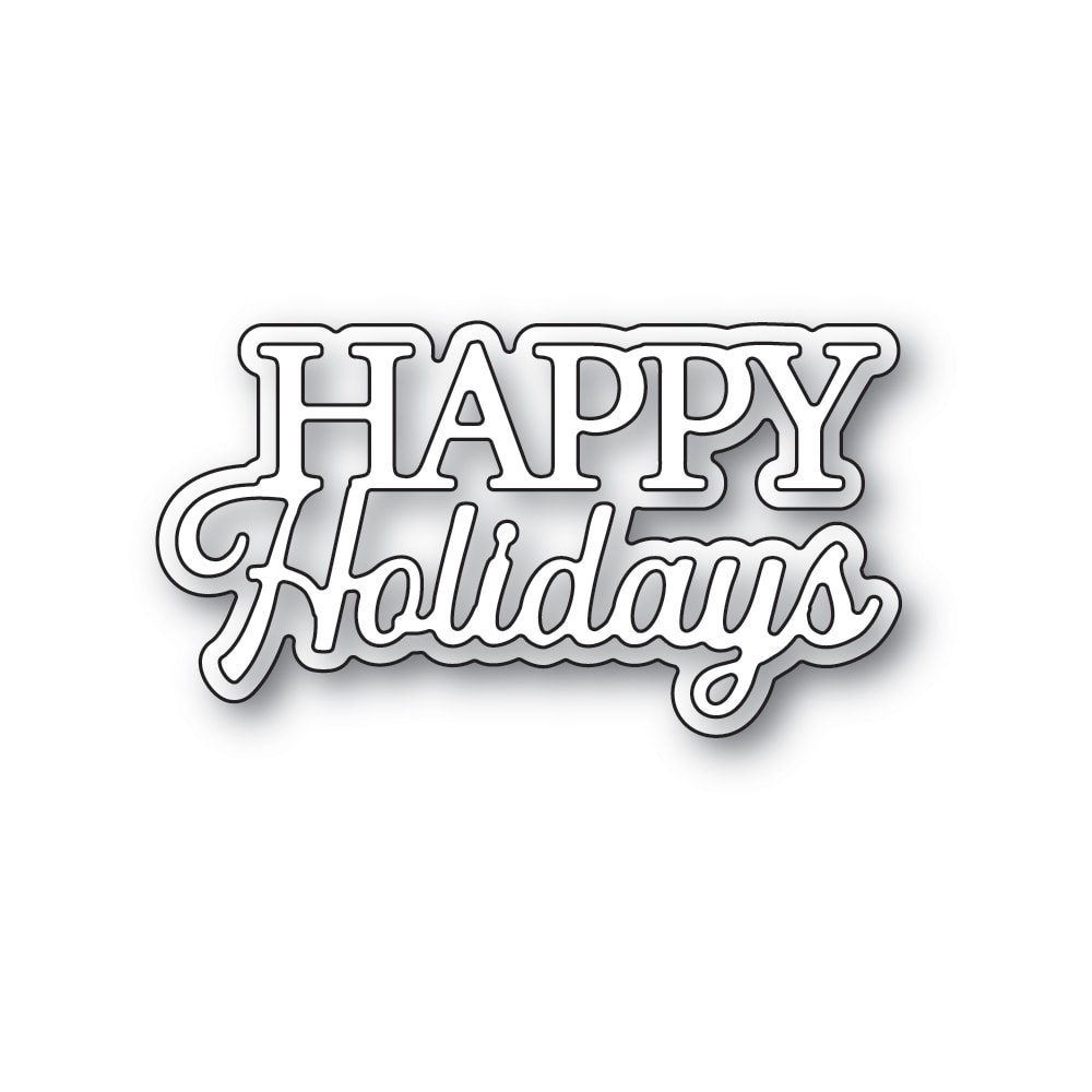 Memory Box Everyday Sentiment Die Happy Holidays