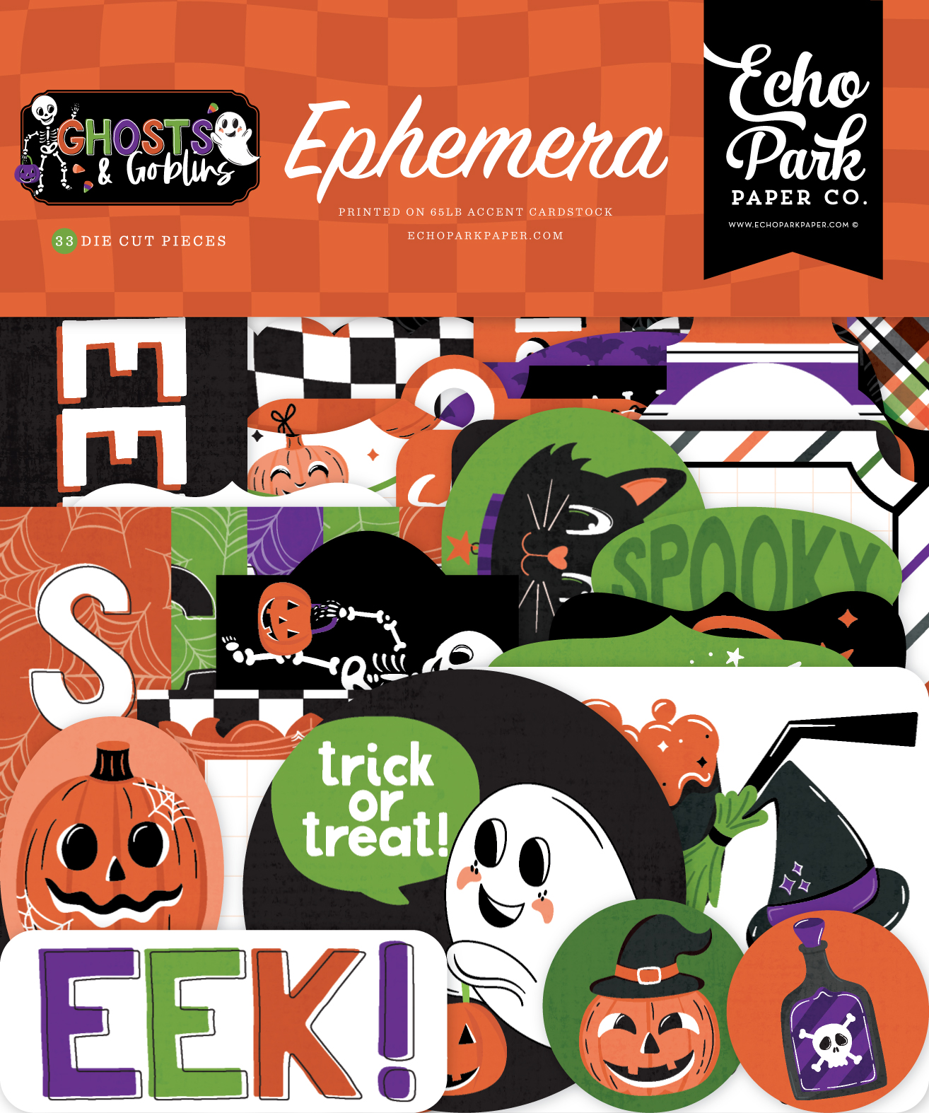Echo Park Ghosts & Goblins Ephemera
