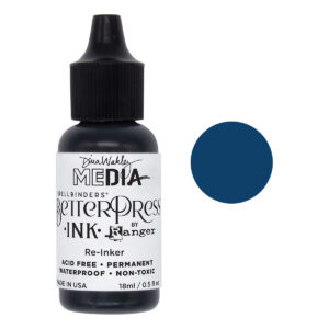 Spellbinders Sapphire Betterpress Reinker By Dina Wakley