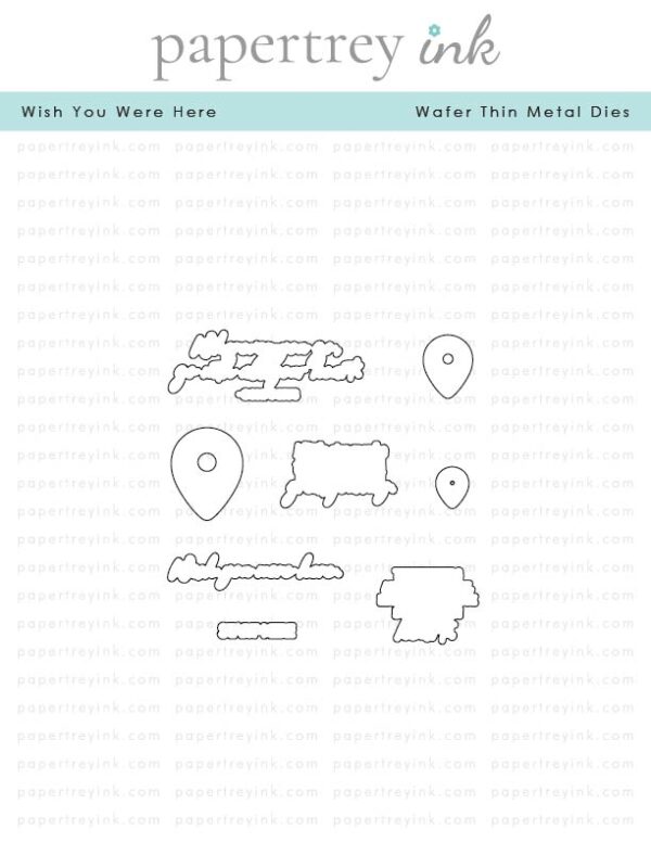 Papertrey Die Wish You Were Here