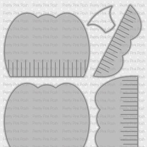 PRETTY PINK POSH DIE FRINGE PUMPKIN