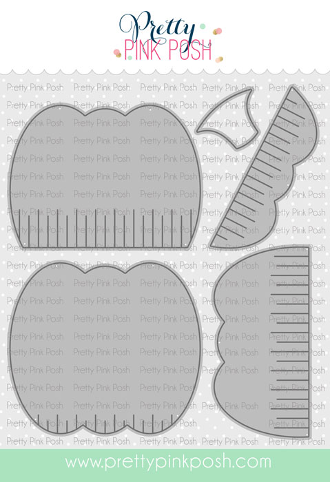 PRETTY PINK POSH DIE FRINGE PUMPKIN