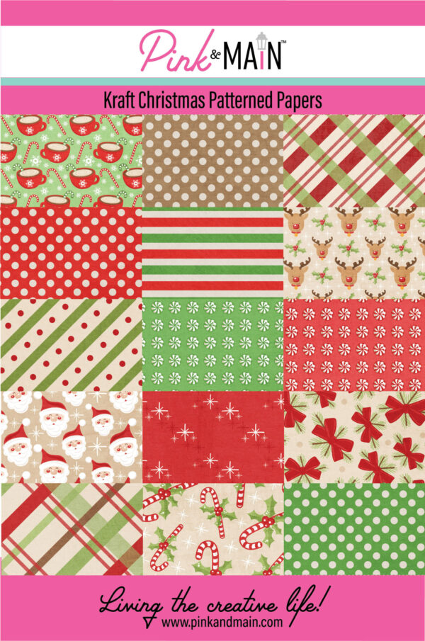 Pink & Main Paper 8.5×8.5 Kraft Christmas Pink & Main Paper 8.5x8.5 Kraft Christmas