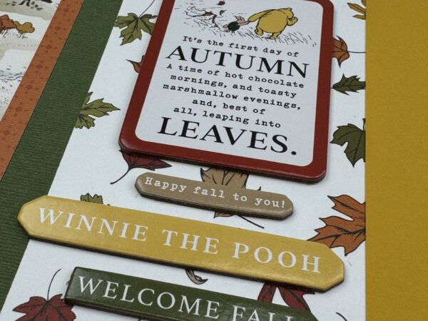 Echo Park Winnie the Pooh Autumn 