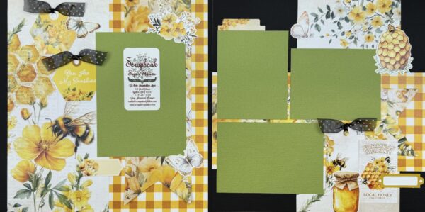 Paper Roses Bees & Butterflies