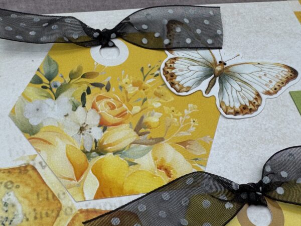 Paper Roses Bees & Butterflies