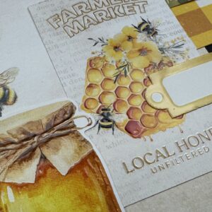 Paper Roses Bees & Butterflies