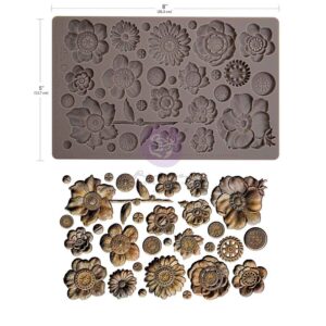 PRIMA MOULDS RUSTY FLOWERS