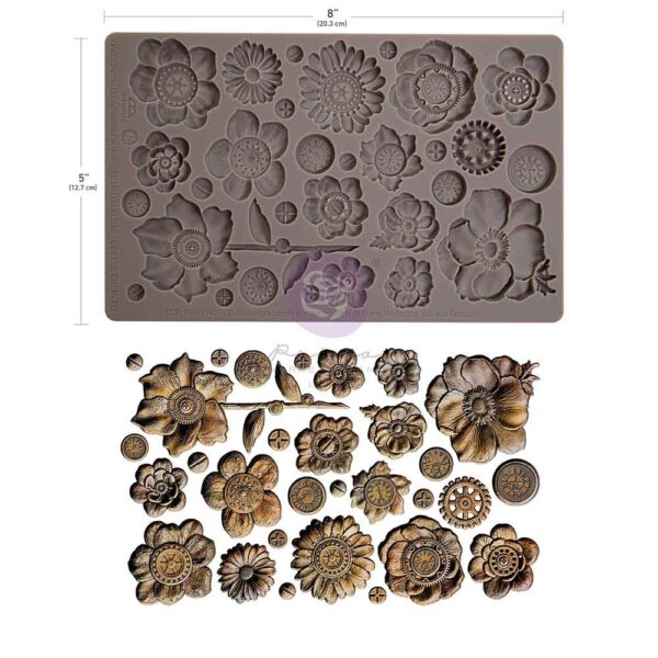 PRIMA MOULDS RUSTY FLOWERS
