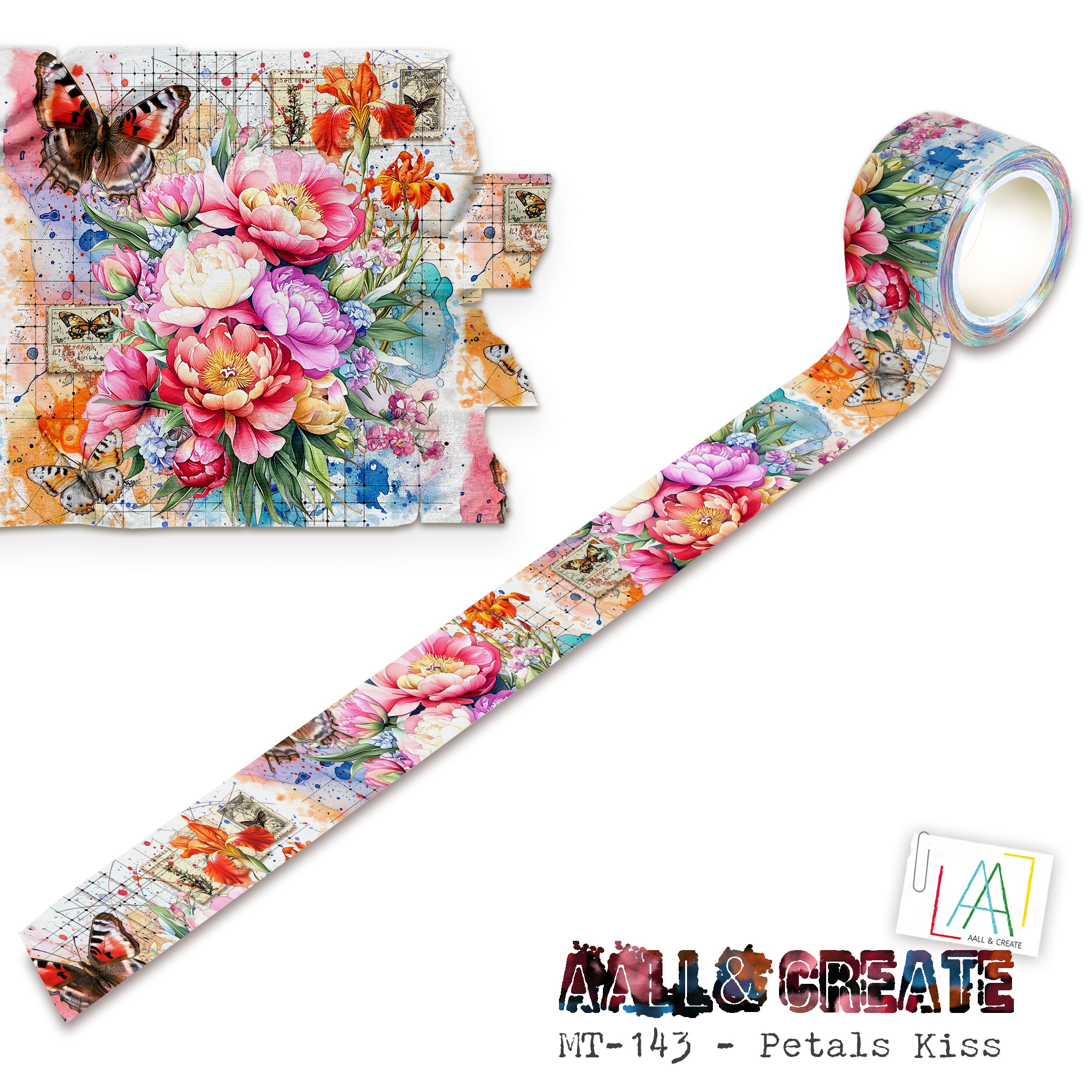 AALL & CREATE WASHI PETALS KISS