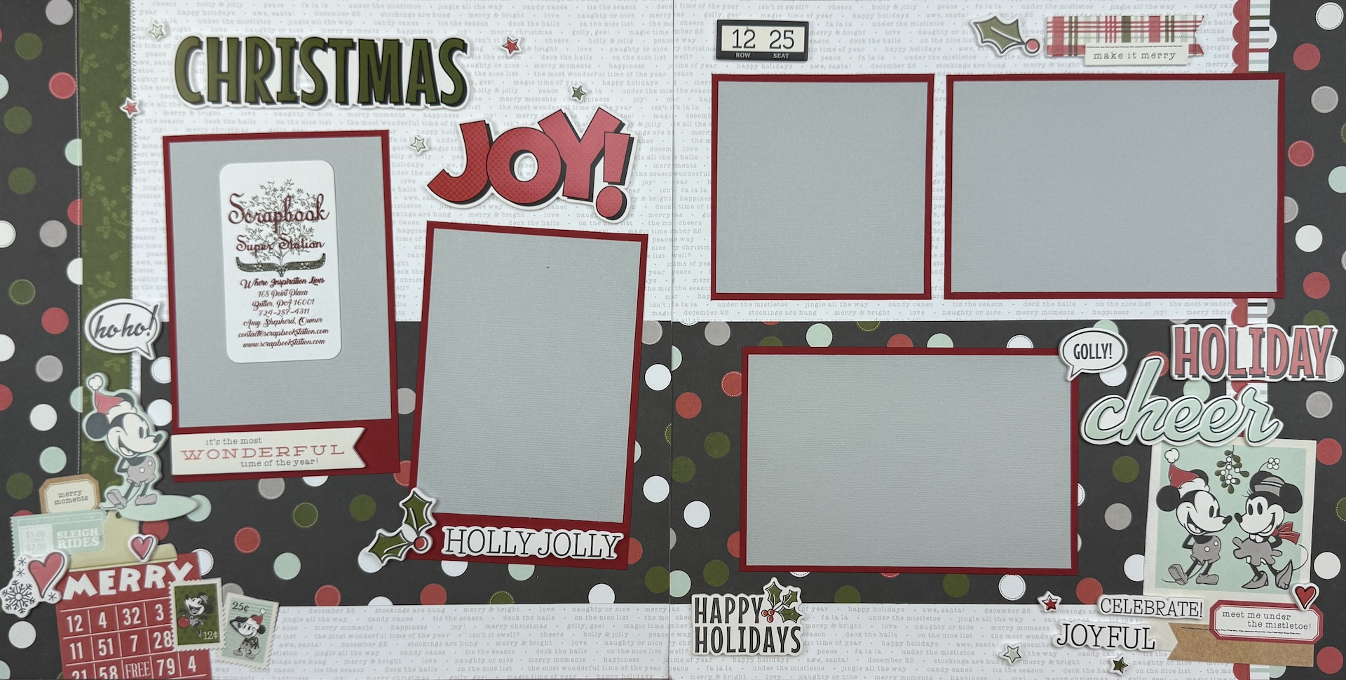 Simple Stories Say Cheese Classic Mouse Christmas