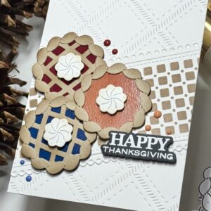 Waffle Flower Stencil Table Runner Pattern