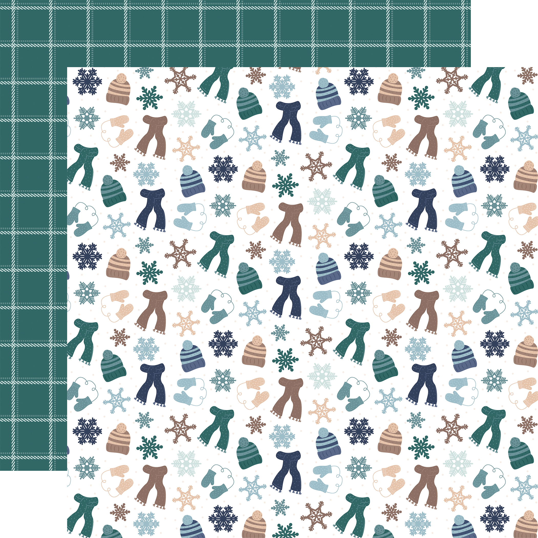 Echo Park Snow Days 12 X12 Bundle Up
