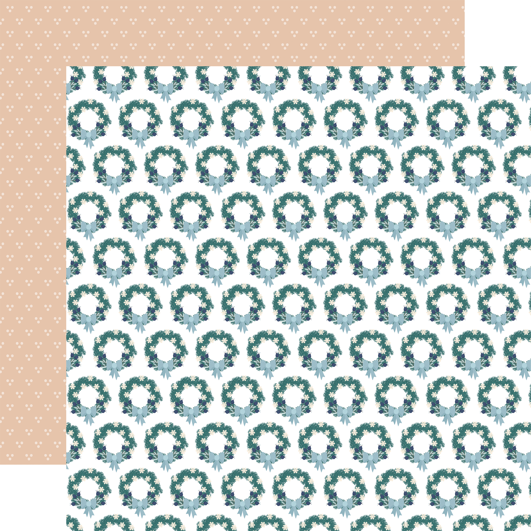 Echo Park Snow Days 12 X12 Winter Wreaths
