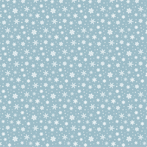 Echo Park Snow Days 12 X12 Snowglobe Flakes