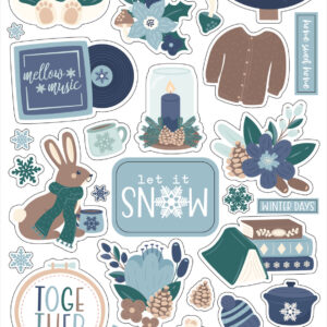 Echo Park Snow Day Chipboard Accents