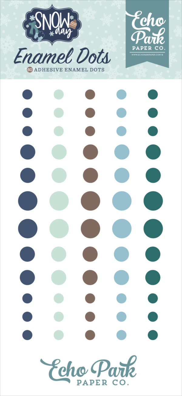 Echo Park Snow Day Enamel Dots
