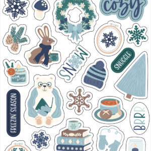 Echo Park Snow Day Puffy Stickers