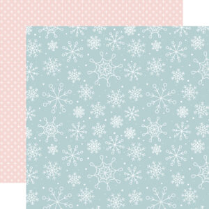 Echo Park Winter Fun 12X12 Winter Scenery Snowflakes