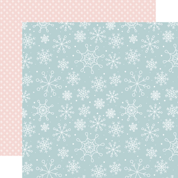Echo Park Winter Fun 12X12 Winter Scenery Snowflakes