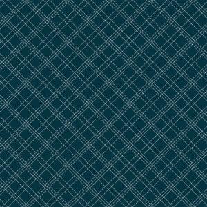 Echo Park Winter Fun 12X12 Stitched Diagonal Plaid
