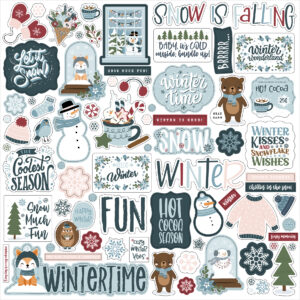 Echo Park Winter Fun Element Sticker
