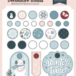 Echo Park Winter Fun Decorative Brads