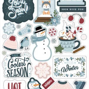 Echo Park Winter Fun Chipboard Accents