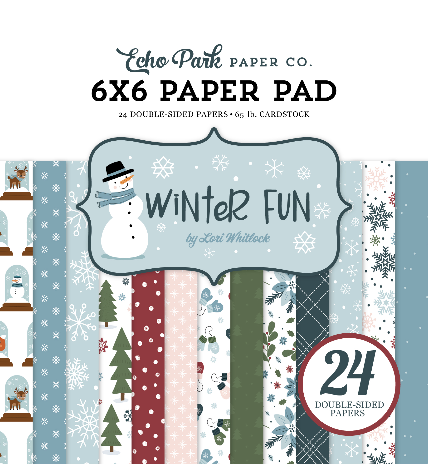 Echo Park Winter Fun 6X6 Paper Pad