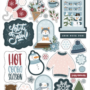 Echo Park Winter Fun Puffy Stickers