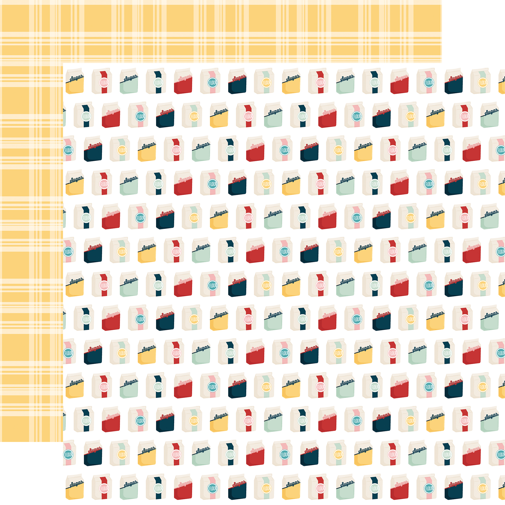 Echo Park Mom's Kitchen 12X12 Flour and Sugar