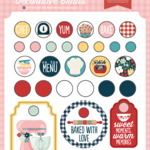 Echo Park Mom's Kitchen Decorative Brads