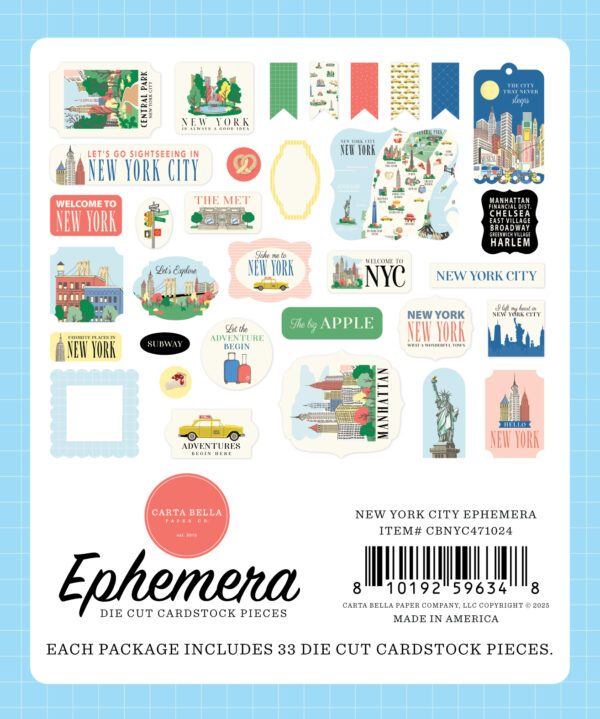 Carta Bella New York City Ephemera