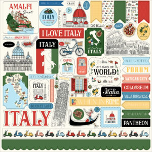 Carta Bella Italy Element Sticker