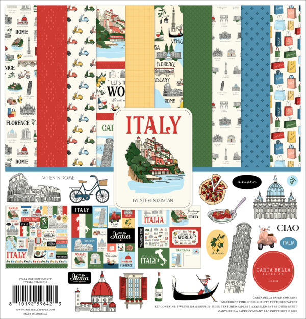 Carta Bella Italy Collection Kit