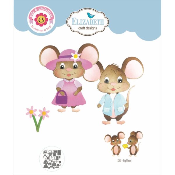 ELIZABETH CRAFTS DIE LITTLE MOUSE WINTER