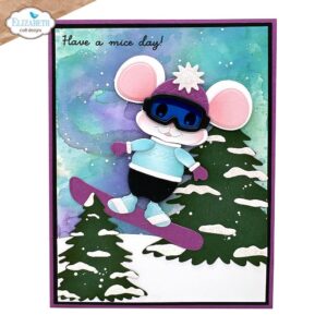ELIZABETH CRAFTS DIE LITTLE MOUSE WINTER