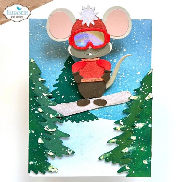 ELIZABETH CRAFTS DIE LITTLE MOUSE WINTER