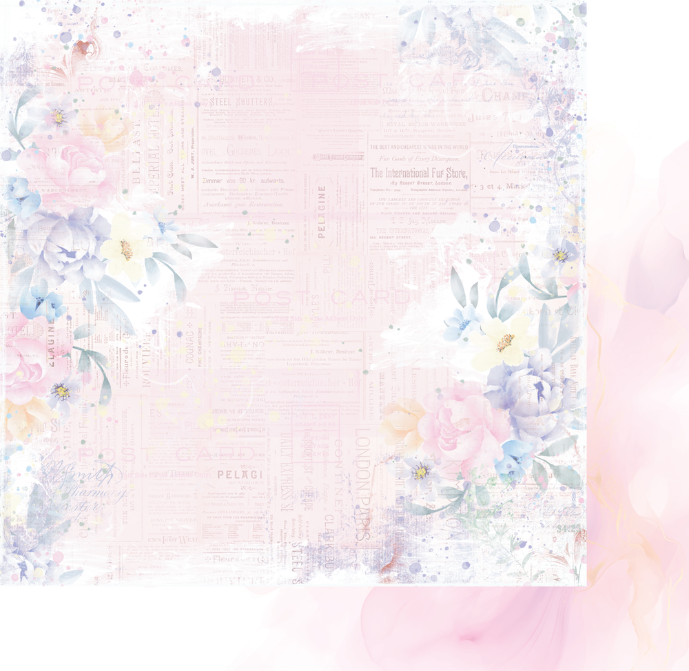 Uniquely Creative Heart & Soul 12X12 Be Happy Paper