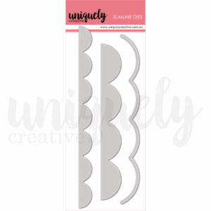 Uniquely Creative Die Oversized Scallop Strip