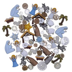 Buttons Galore & More Nativity Value Pack