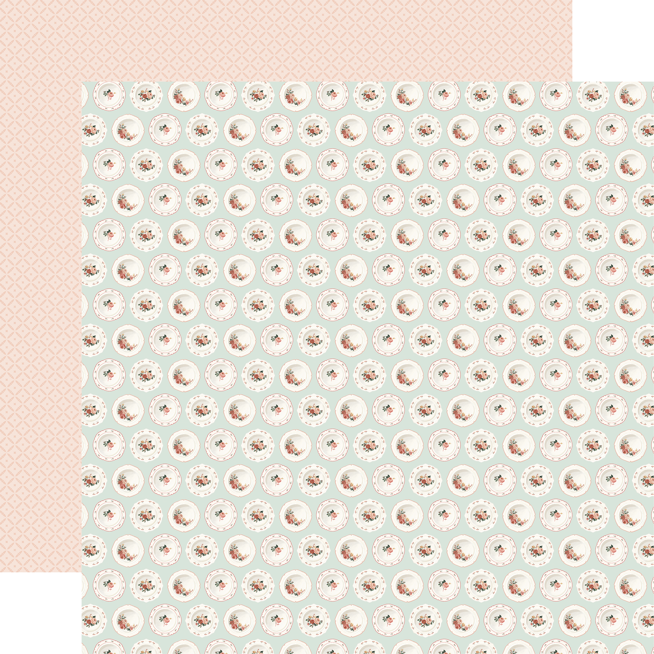 Carta Bella Feels Like Home 12X12 Fine China Plates